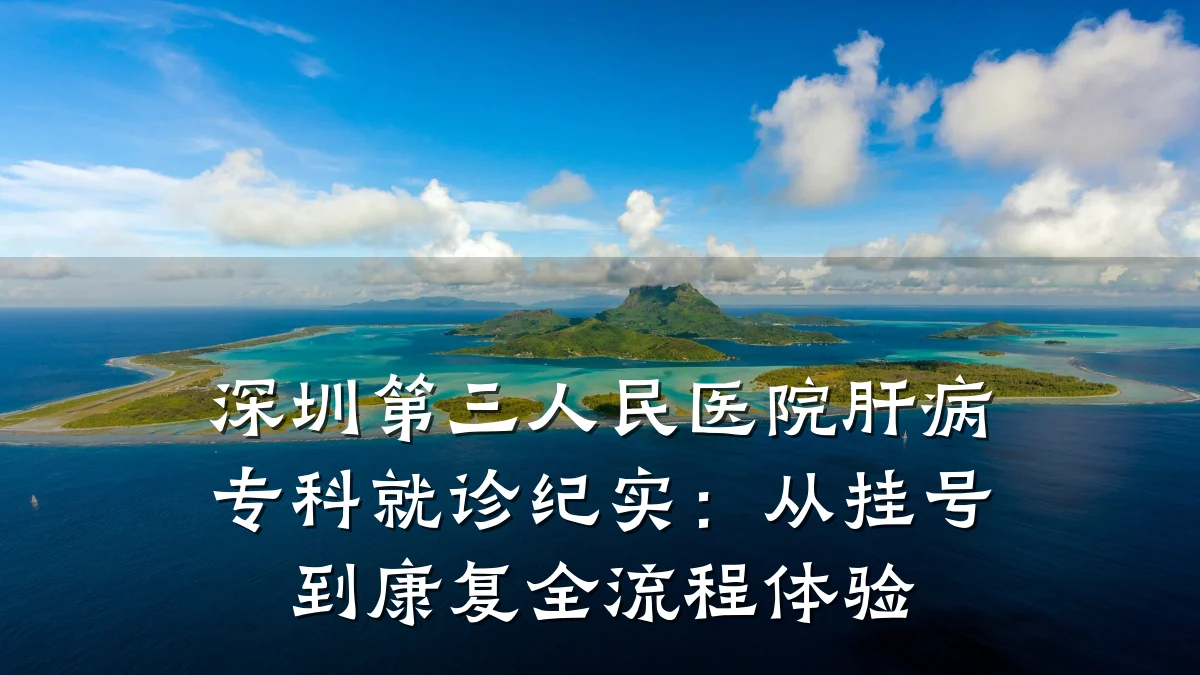 深圳第三人民医院肝病专科就诊纪实:从挂号到康复全流程体验