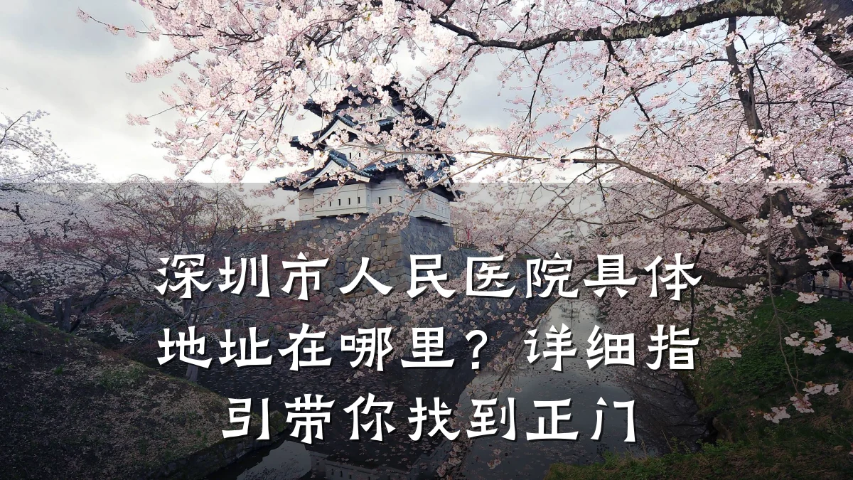 深圳市人民医院具体地址在哪里?详细指引带你找到正门