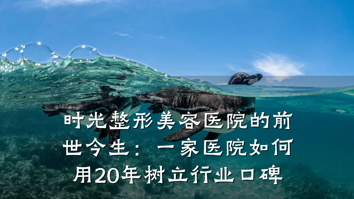 时光整形美容医院的前世今生：一家医院如何用20年树立行业口碑