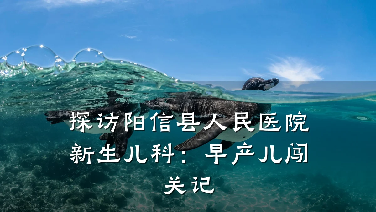 探访阳信县人民医院新生儿科：早产儿闯关记