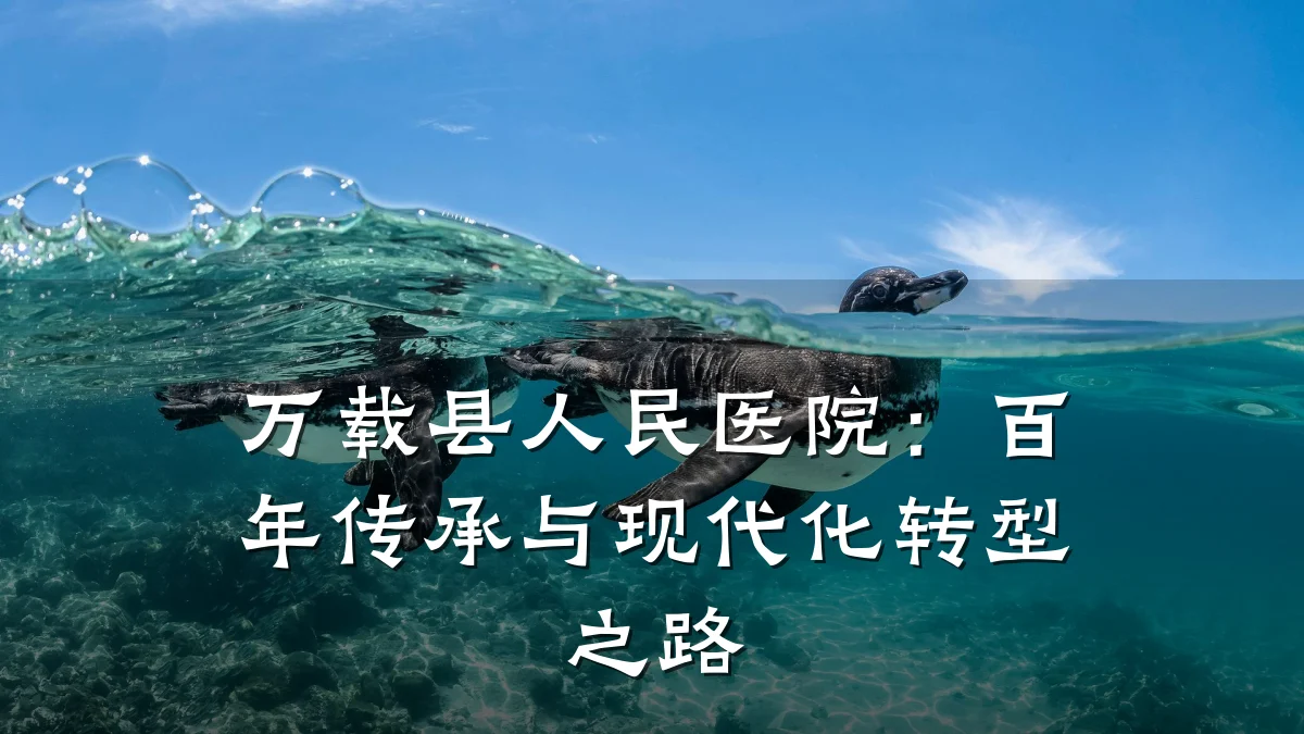 万载县人民医院:百年传承与现代化转型之路