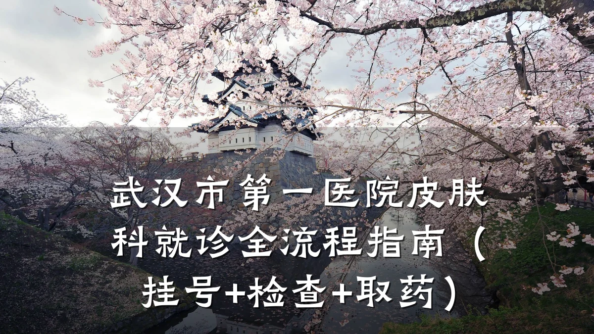 武汉市第一医院皮肤科就诊全流程指南(挂号+检查+取药)