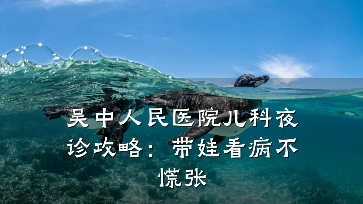 吴中人民医院儿科夜诊攻略:带娃看病不慌张