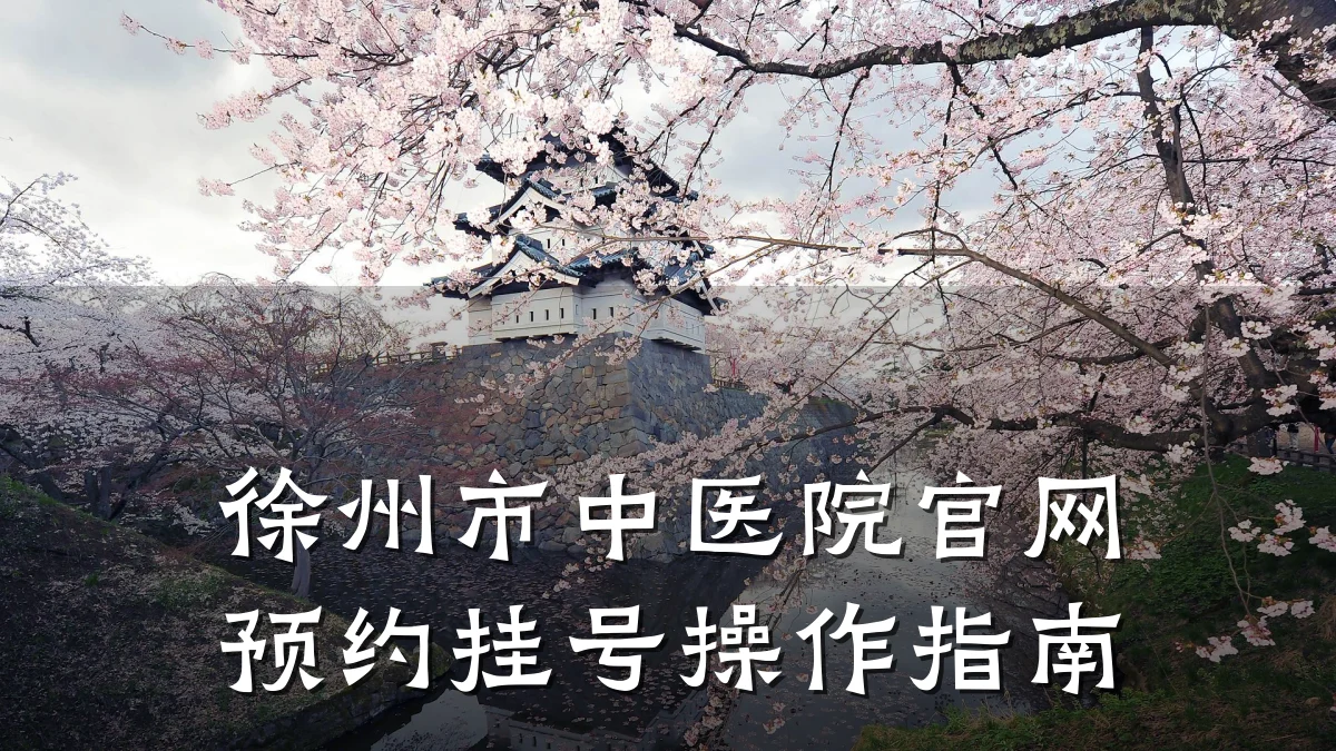 徐州市中医院官网预约挂号操作指南