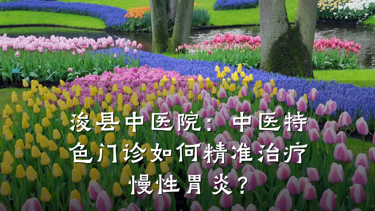 浚县中医院:中医特色门诊如何精准治疗慢性胃炎?