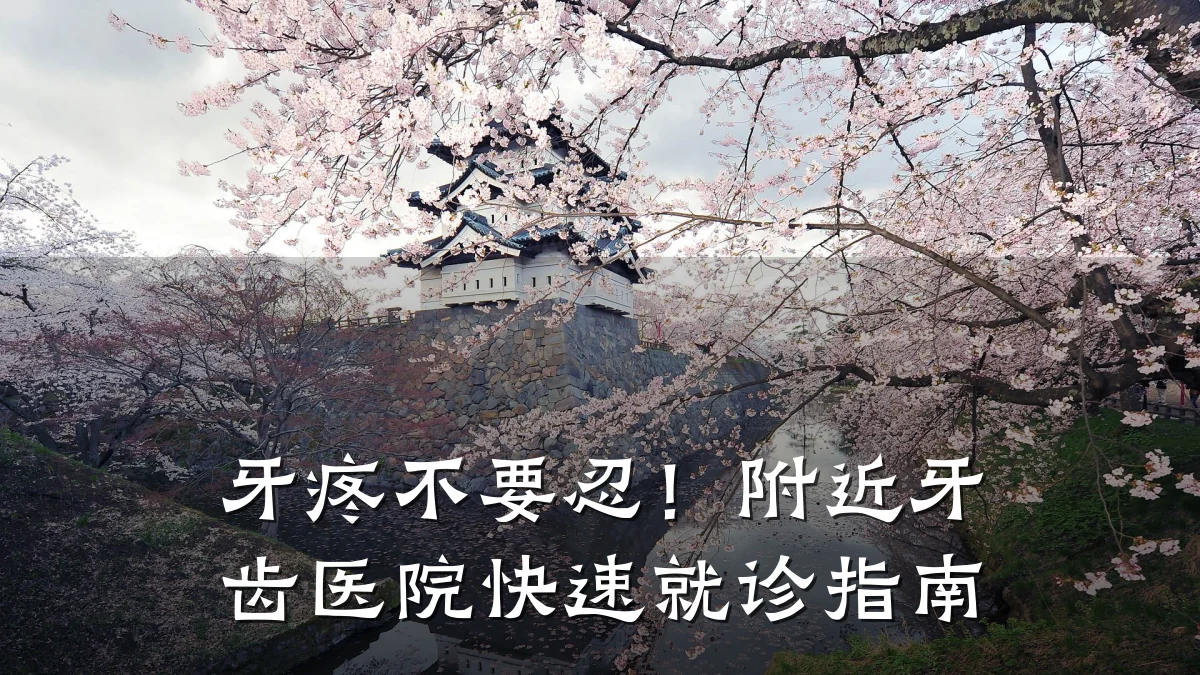 牙疼不要忍！附近牙齿医院快速就诊指南