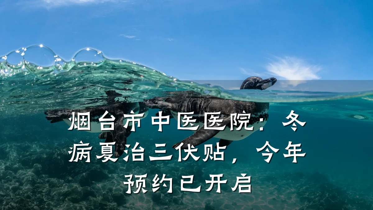 烟台市中医医院：冬病夏治三伏贴，今年预约已开启