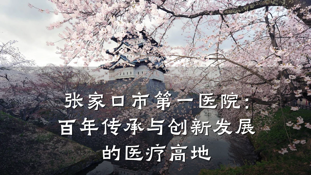 张家口市第一医院:百年传承与创新发展的医疗高地