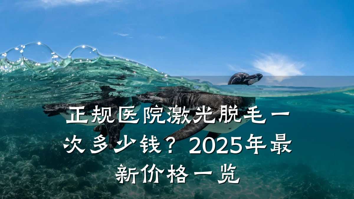 正规医院激光脱毛一次多少钱？2025年最新价格一览