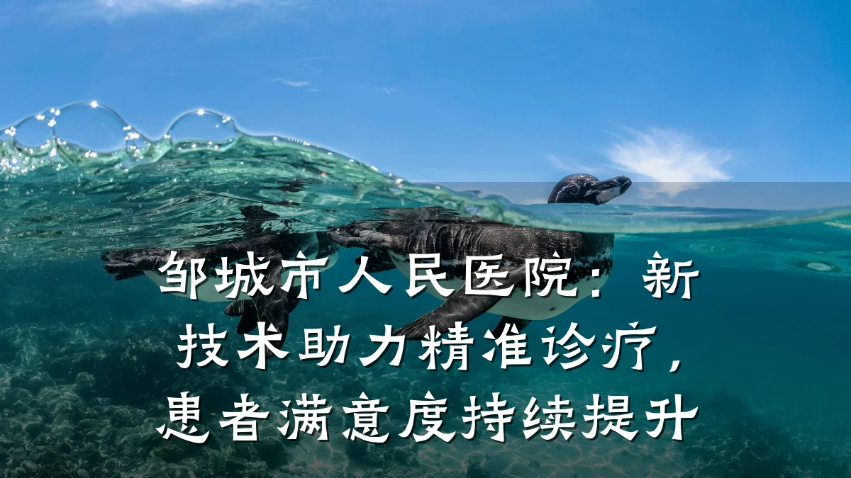 邹城市人民医院：新技术助力精准诊疗，患者满意度持续提升