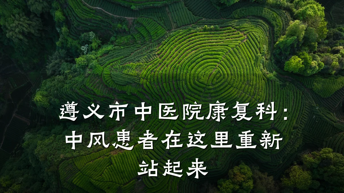 遵义市中医院康复科:中风患者在这里重新站起来