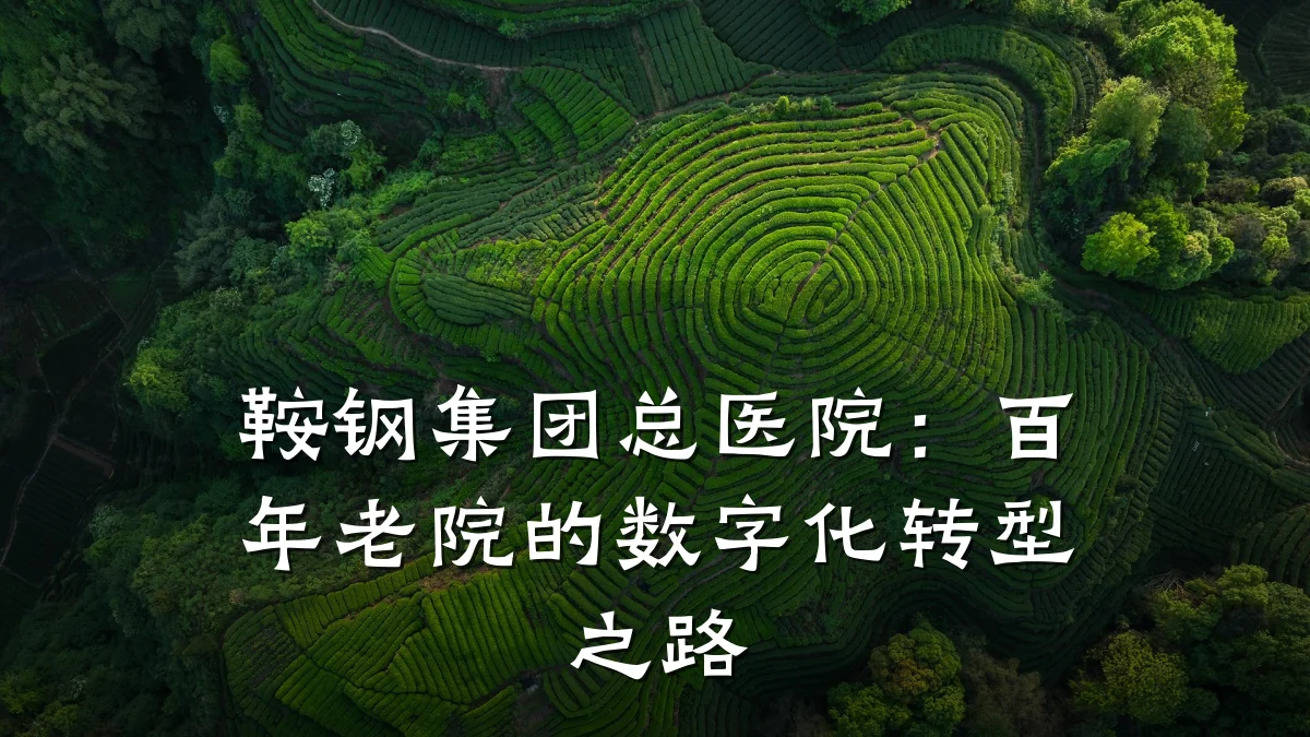 鞍钢集团总医院:百年老院的数字化转型之路