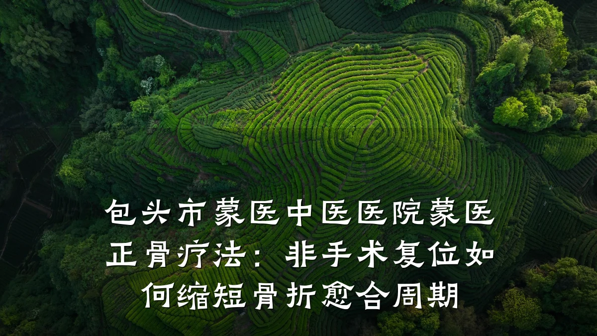 包头市蒙医中医医院蒙医正骨疗法:非手术复位如何缩短骨折愈合周期