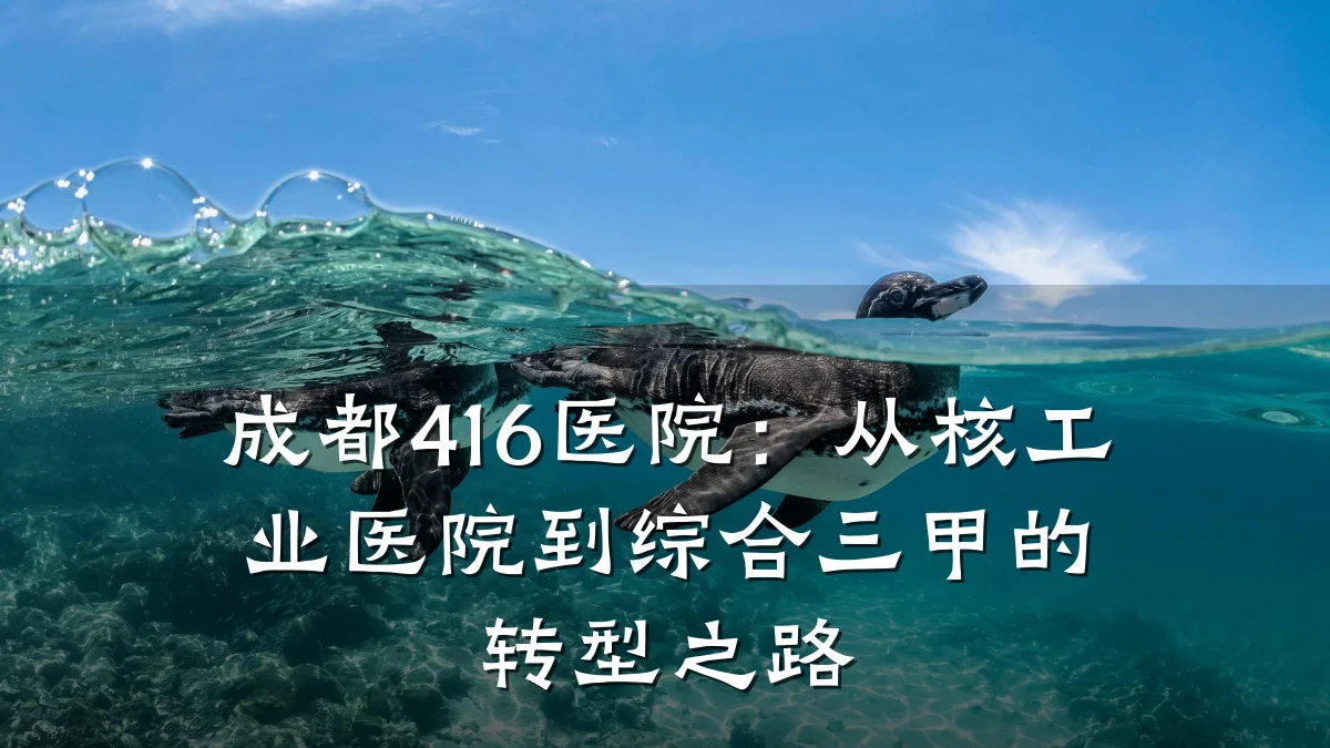 成都416医院：从核工业医院到综合三甲的转型之路