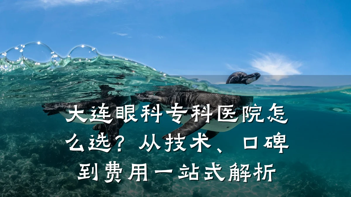 大连眼科专科医院怎么选?从技术、口碑到费用一站式解析