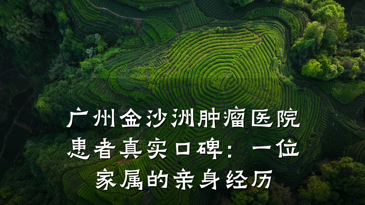 广州金沙洲肿瘤医院患者真实口碑:一位家属的亲身经历