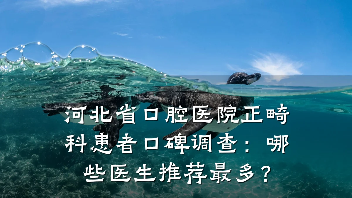 河北省口腔医院正畸科患者口碑调查:哪些医生推荐最多?