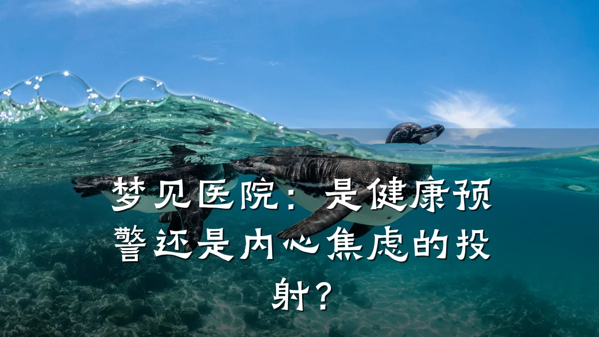 梦见医院:是健康预警还是内心焦虑的投射?