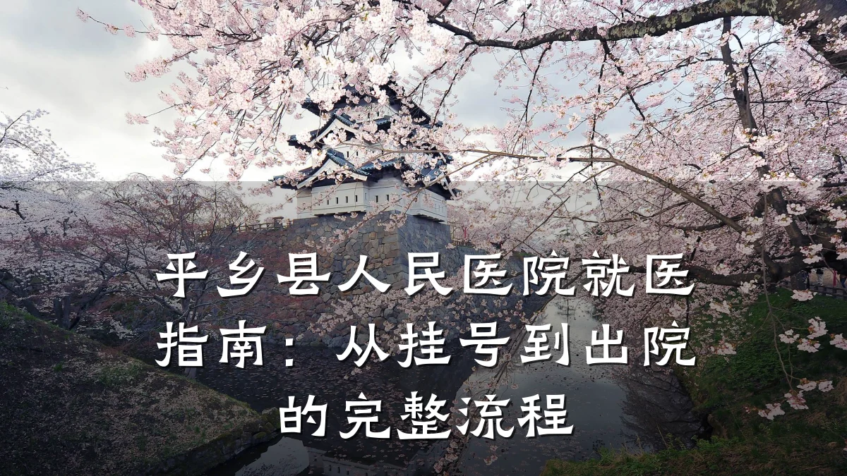 平乡县人民医院就医指南:从挂号到出院的完整流程