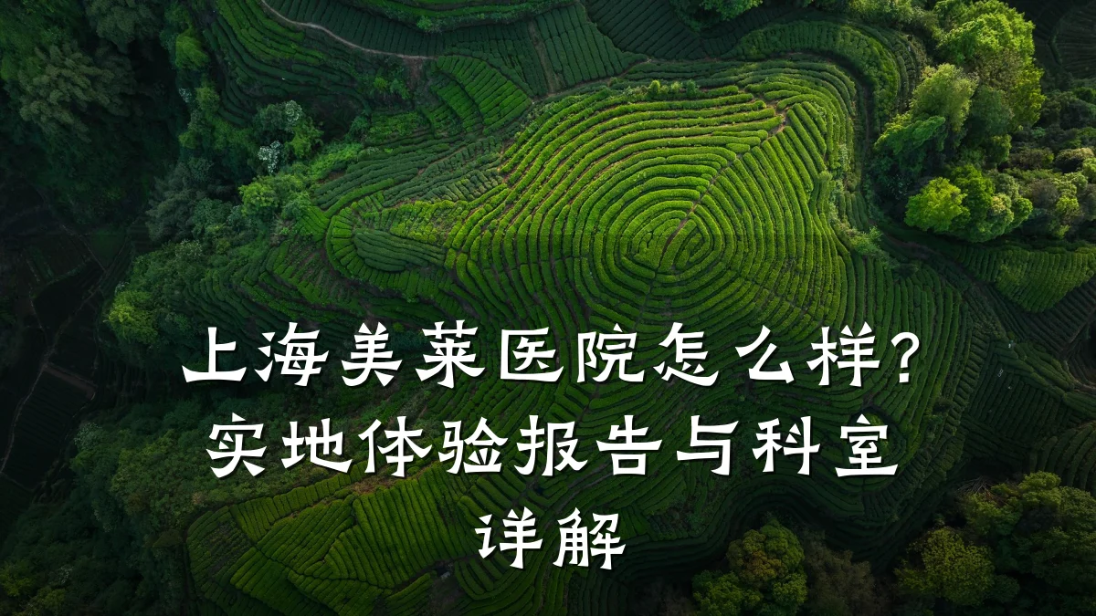 上海美莱医院怎么样?实地体验报告与科室详解