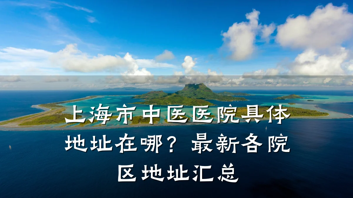 上海市中医医院具体地址在哪?最新各院区地址汇总