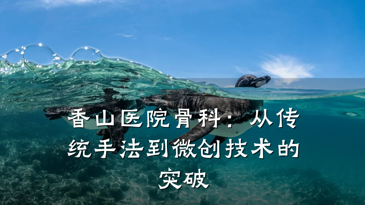 香山医院骨科：从传统手法到微创技术的突破