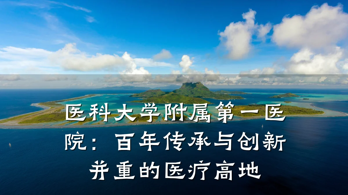 医科大学附属第一医院:百年传承与创新并重的医疗高地