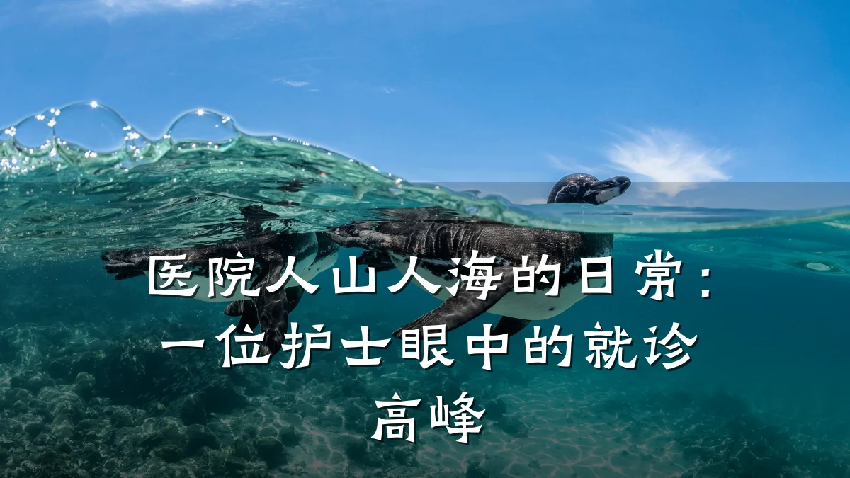 医院人山人海的日常:一位护士眼中的就诊高峰