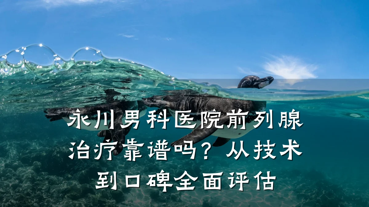 永川男科医院前列腺治疗靠谱吗?从技术到口碑全面评估