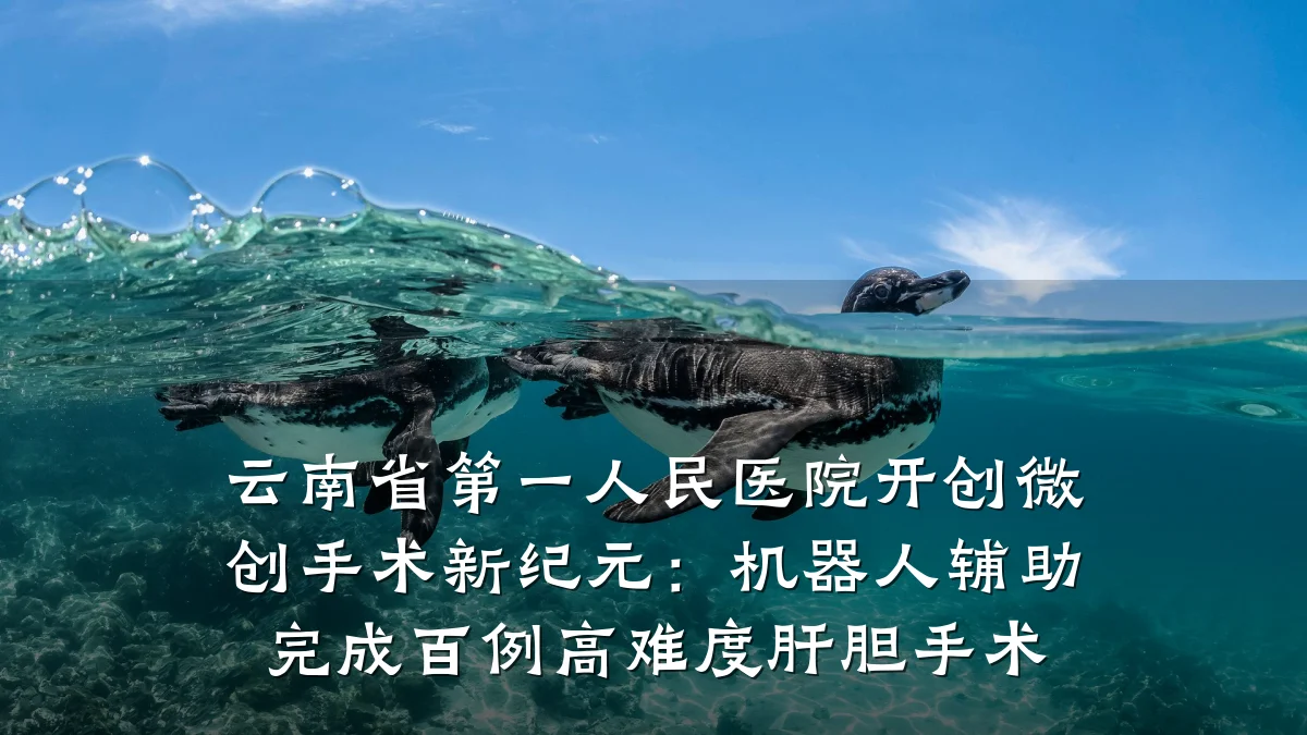 云南省第一人民医院开创微创手术新纪元:机器人辅助完成百例高难度肝胆手术