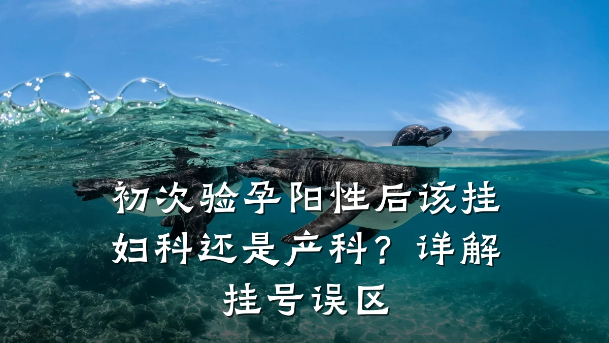 初次验孕阳性后该挂妇科还是产科?详解挂号误区