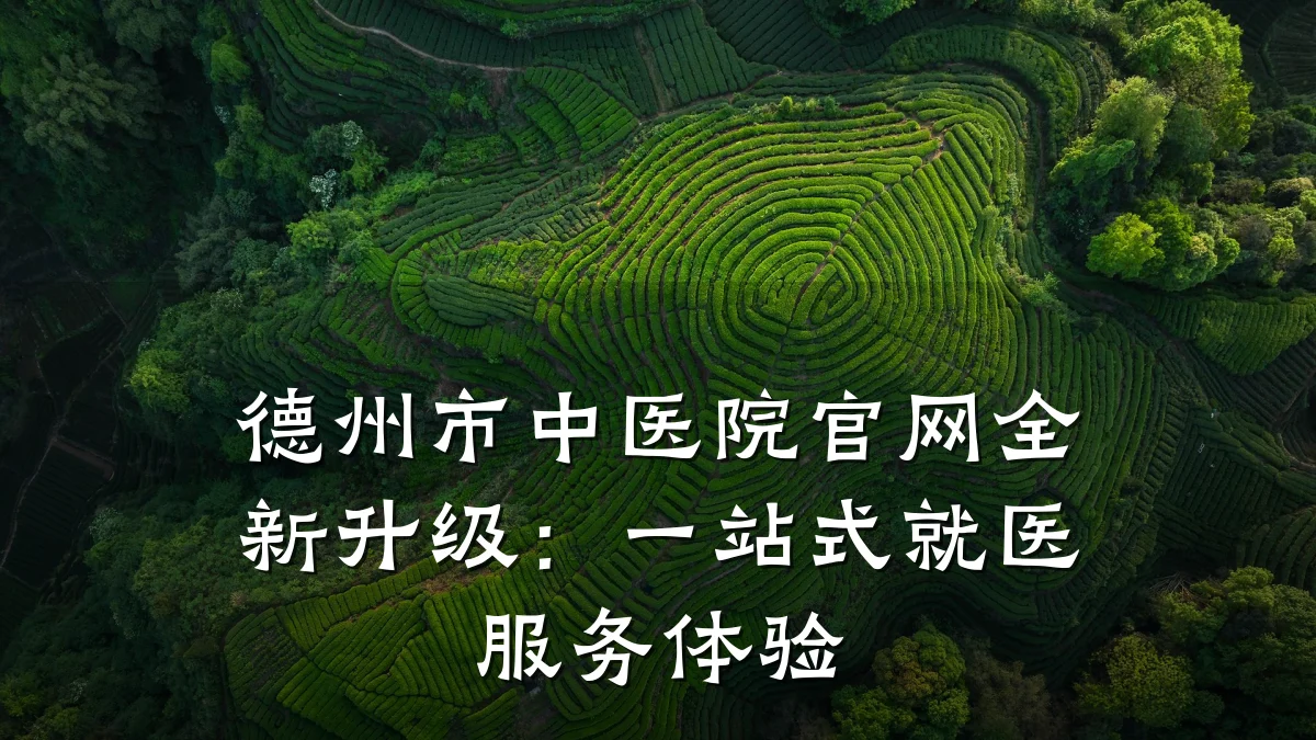 德州市中医院官网全新升级:一站式就医服务体验
