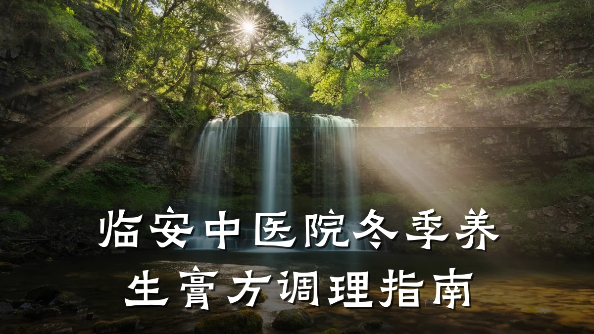 临安中医院冬季养生膏方调理指南