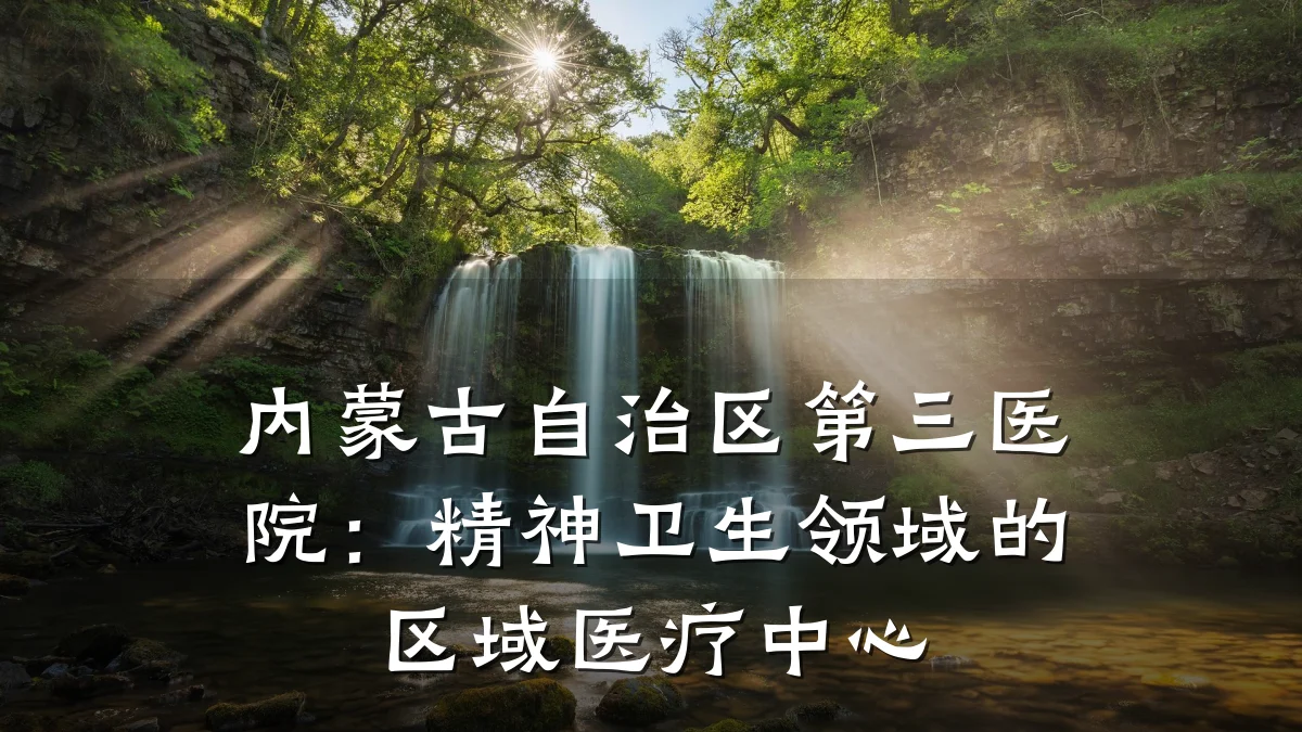 内蒙古自治区第三医院：精神卫生领域的区域医疗中心