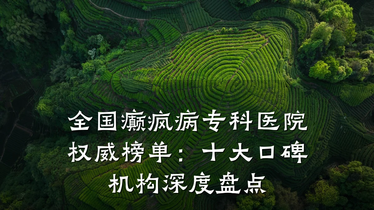 全国癫疯病专科医院权威榜单：十大口碑机构深度盘点