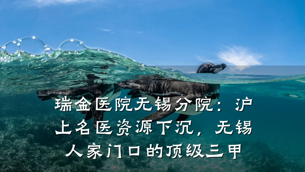 瑞金医院无锡分院:沪上名医资源下沉,无锡人家门口的顶级三甲