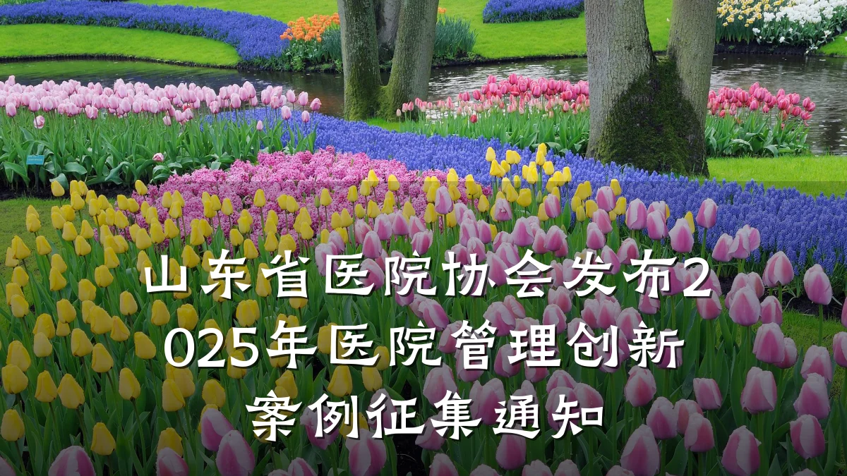 山东省医院协会发布2025年医院管理创新案例征集通知