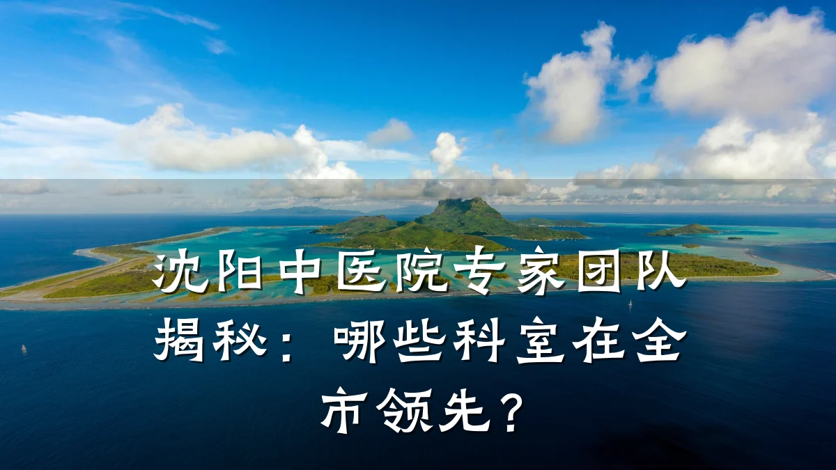 沈阳中医院专家团队揭秘:哪些科室在全市领先?