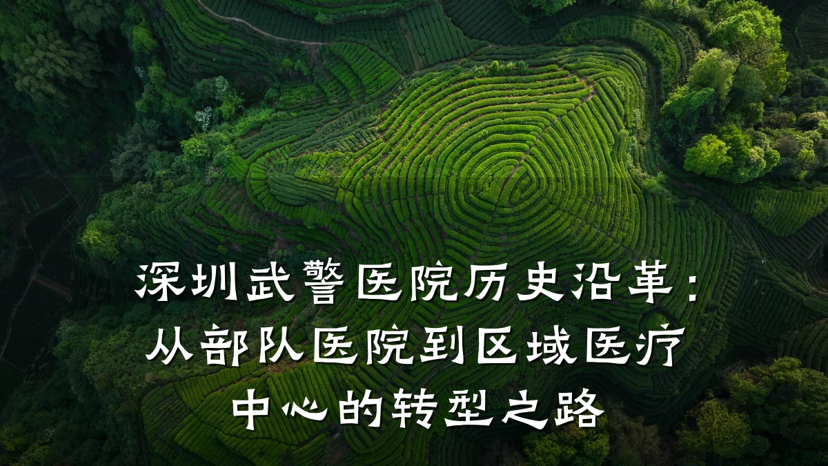 深圳武警医院历史沿革:从部队医院到区域医疗中心的转型之路