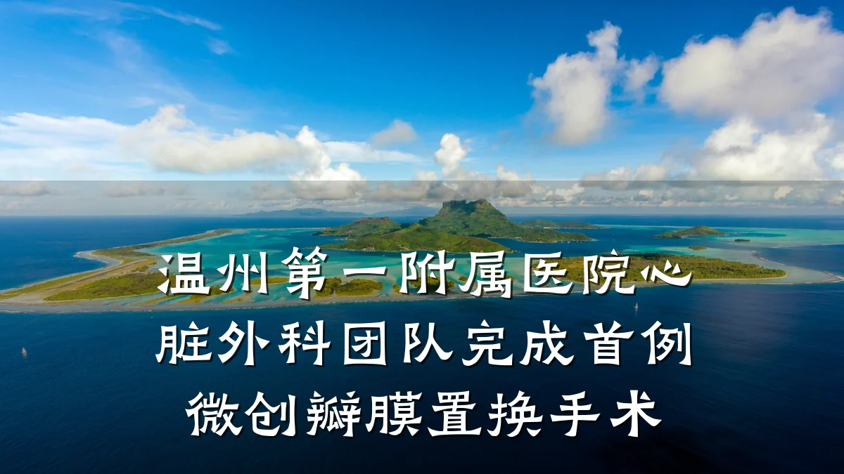 温州第一附属医院心脏外科团队完成首例微创瓣膜置换手术