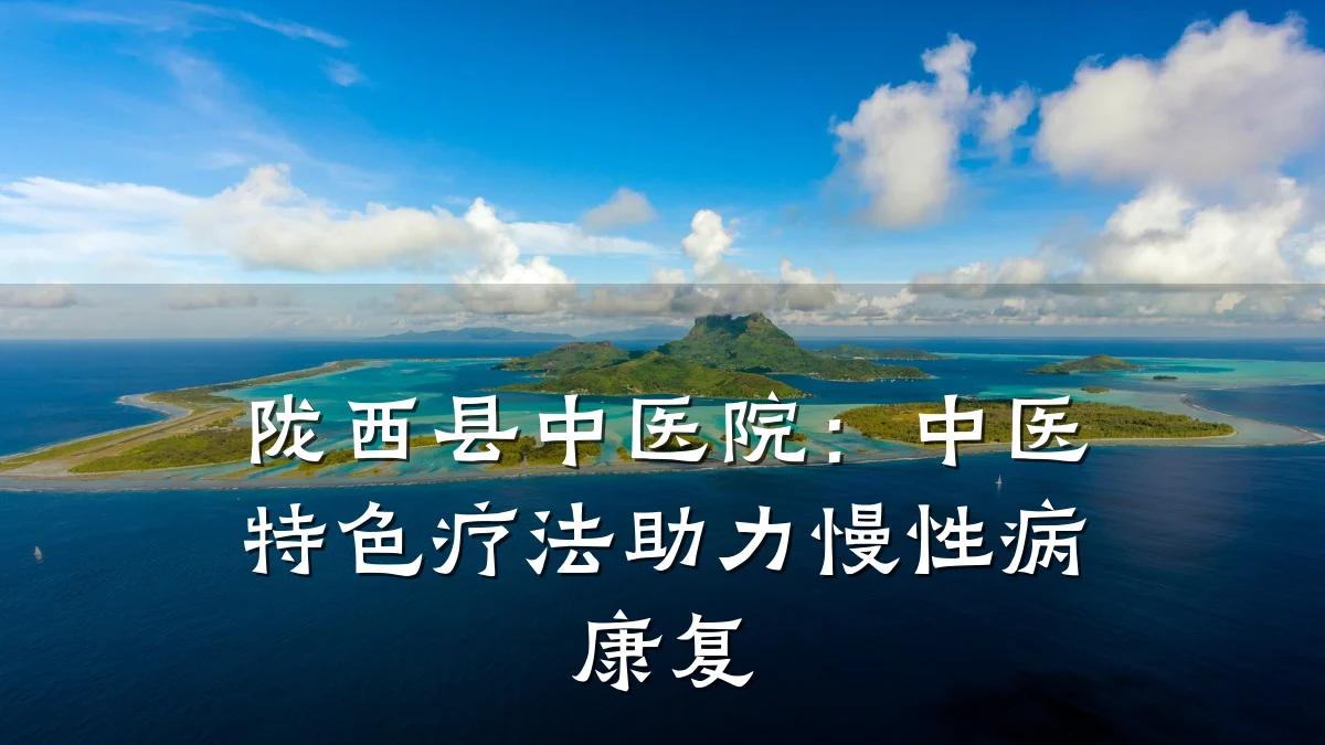 陇西县中医院:中医特色疗法助力慢性病康复