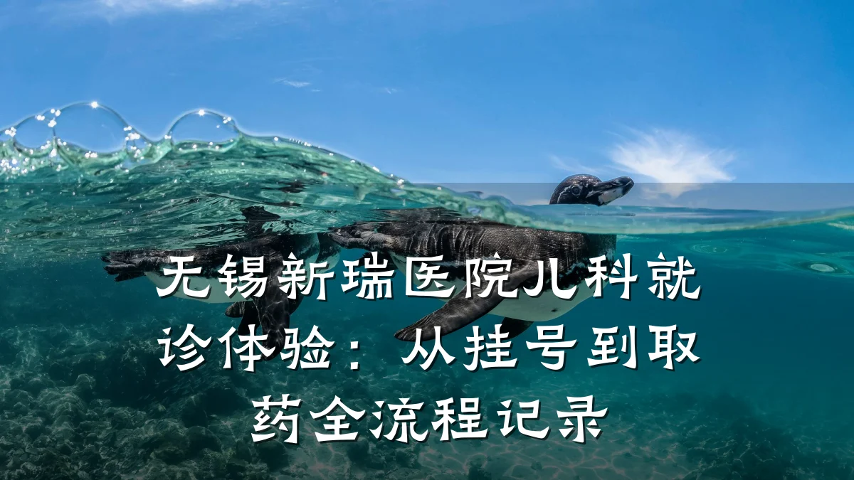 无锡新瑞医院儿科就诊体验:从挂号到取药全流程记录