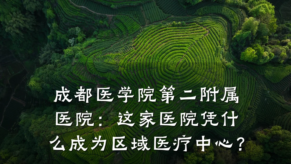 成都医学院第二附属医院:这家医院凭什么成为区域医疗中心?