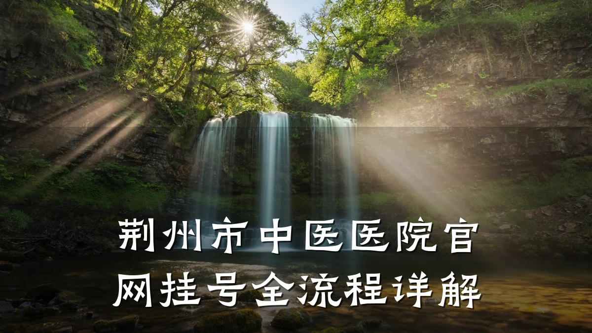 荆州市中医医院官网挂号全流程详解