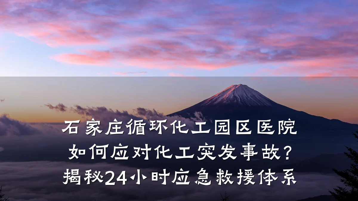 石家庄循环化工园区医院如何应对化工突发事故？揭秘24小时应急救援体系