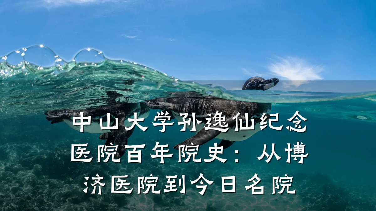 中山大学孙逸仙纪念医院百年院史:从博济医院到今日名院
