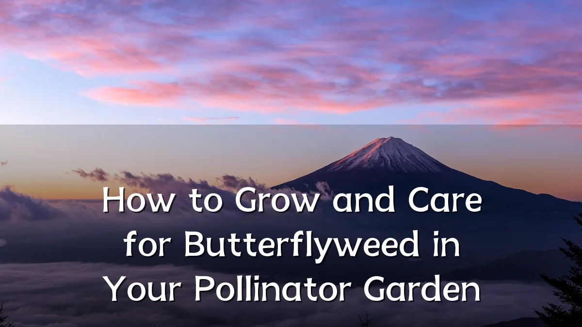 How to Grow and Care for Butterflyweed in Your Pollinator Garden