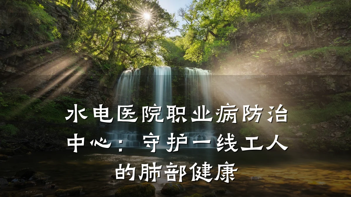 水电医院职业病防治中心:守护一线工人的肺部健康