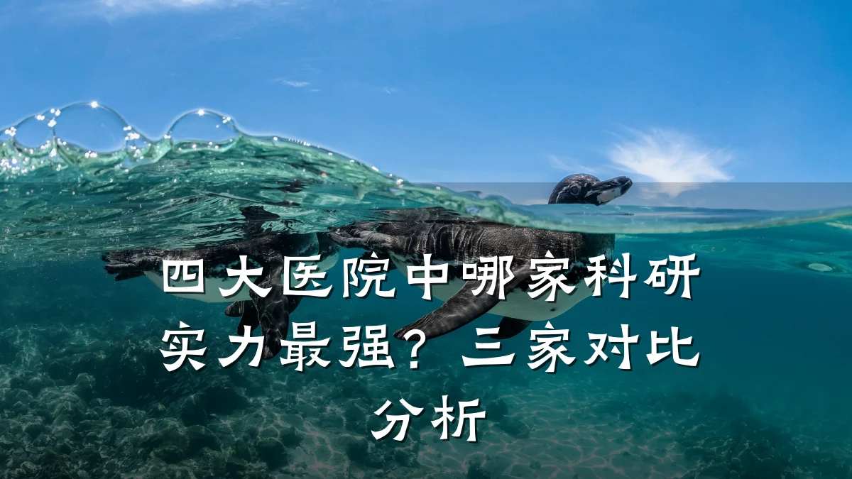 四大医院中哪家科研实力最强?三家对比分析