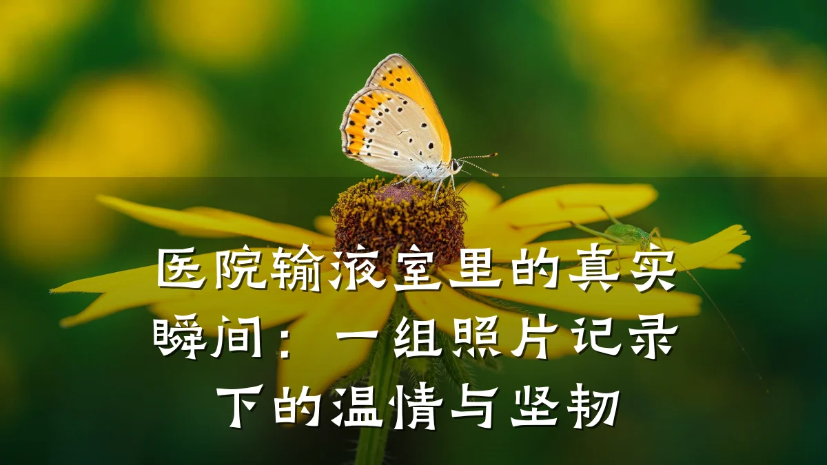 医院输液室里的真实瞬间：一组照片记录下的温情与坚韧